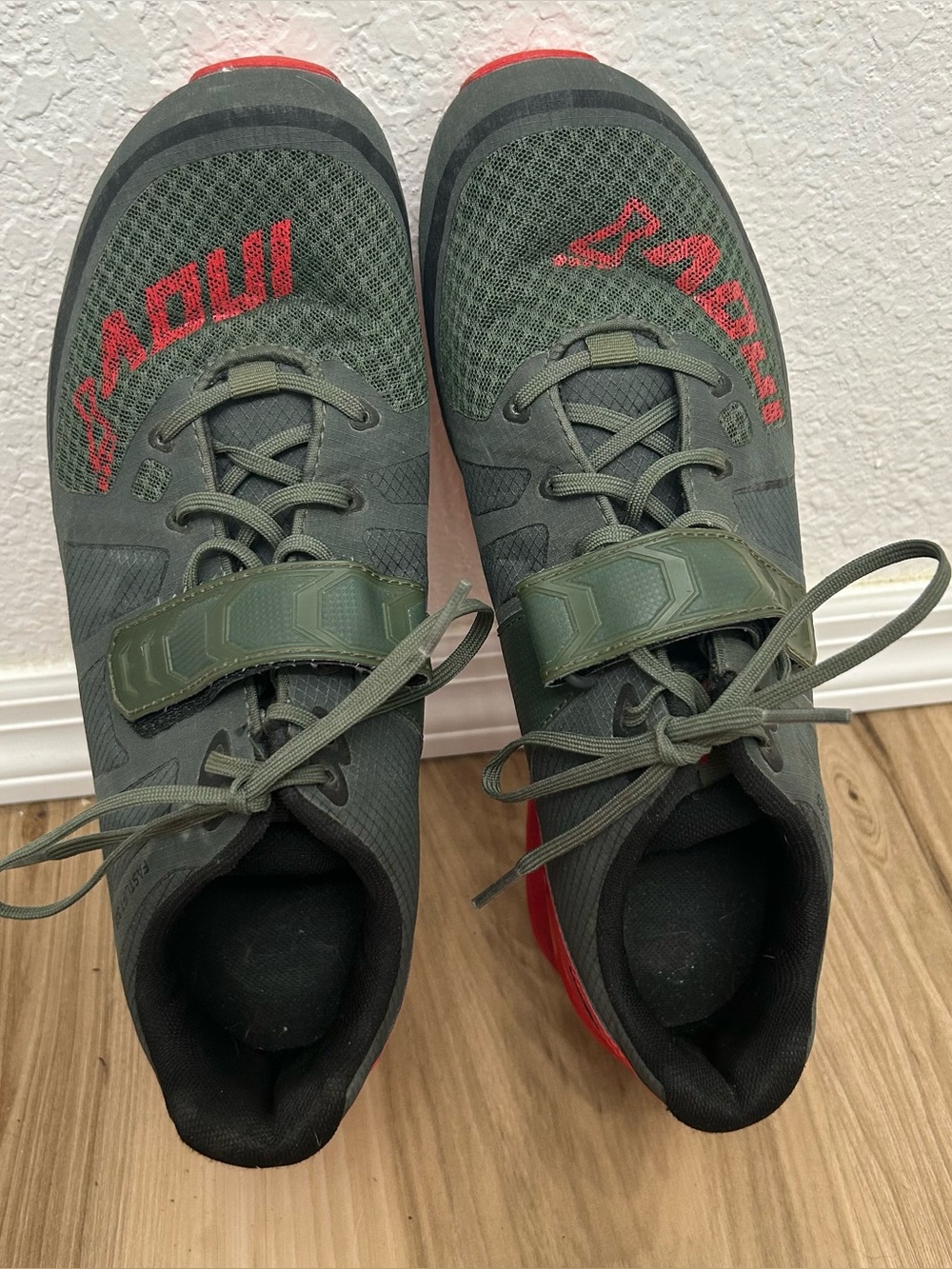 Inov-8 Men's Fastlift 325 cross-trainer shoes in dark green and red Size 10
